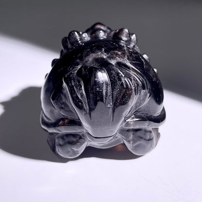 B404◇１点物◇モリオン  竜亀◇74×62×50mm◇天然石・鉱物・パワーストーン