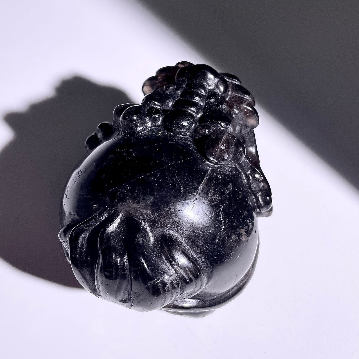 B404◇１点物◇モリオン  竜亀◇74×62×50mm◇天然石・鉱物・パワーストーン