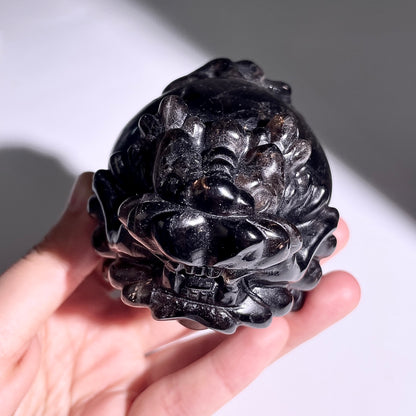 B404◇１点物◇モリオン  竜亀◇74×62×50mm◇天然石・鉱物・パワーストーン