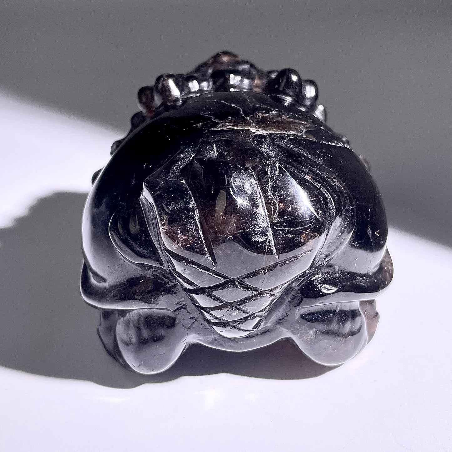 B405◇１点物◇モリオン  竜亀◇100×75×55mm◇天然石・鉱物・パワーストーン