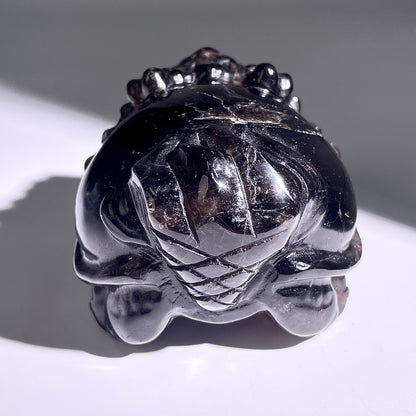 B405◇１点物◇モリオン  竜亀◇100×75×55mm◇天然石・鉱物・パワーストーン