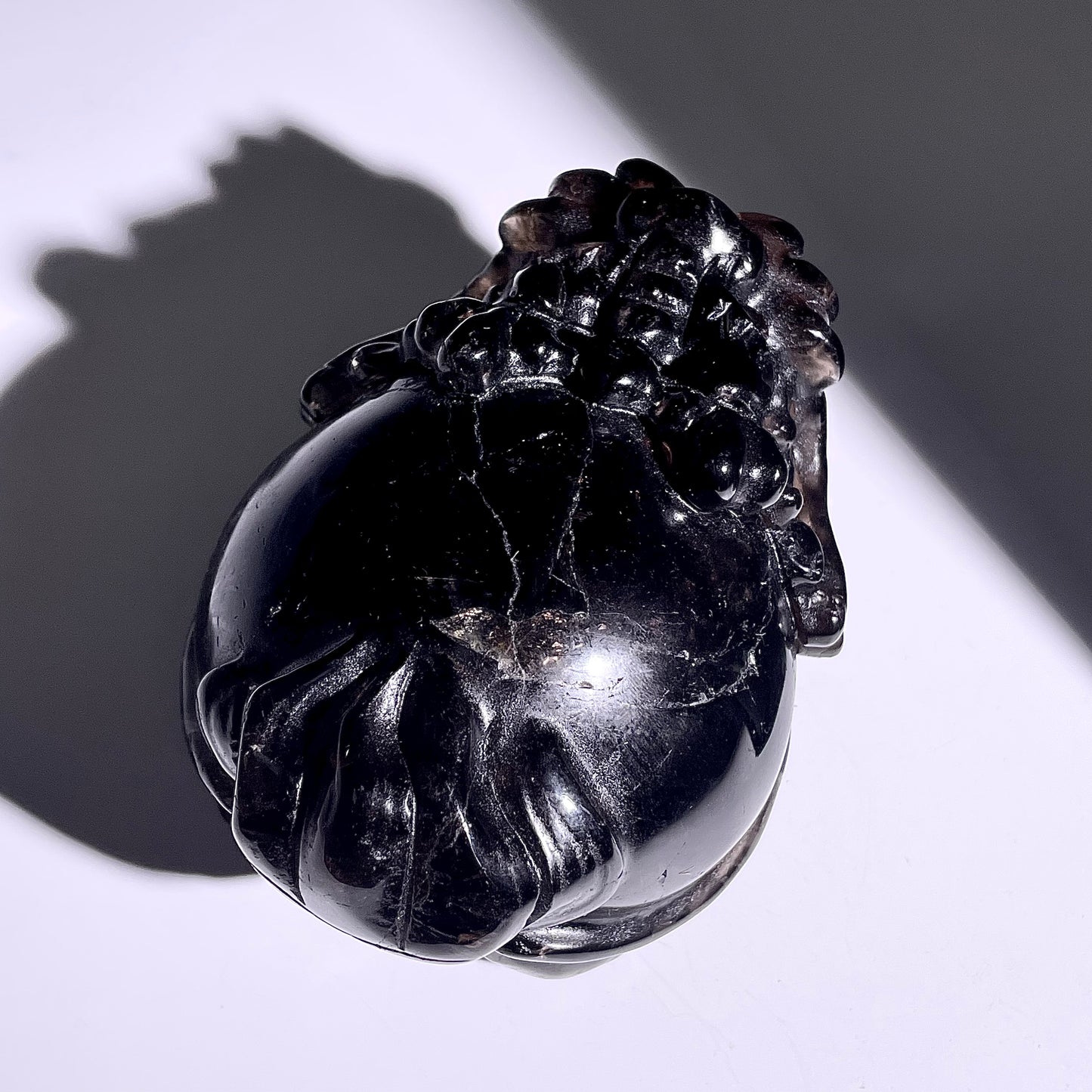 B405◇１点物◇モリオン  竜亀◇100×75×55mm◇天然石・鉱物・パワーストーン