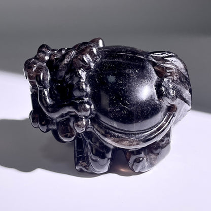 B406◇１点物◇モリオン  竜亀◇90×74×55mm◇天然石・鉱物・パワーストーン