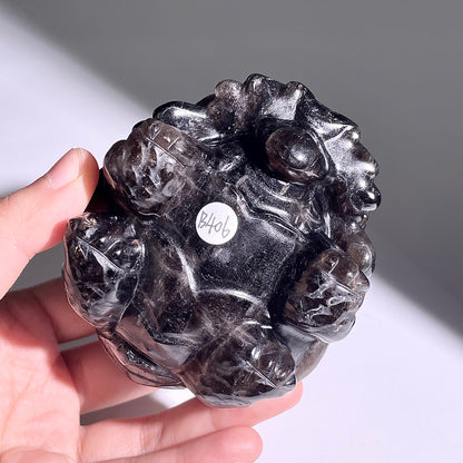 B406◇１点物◇モリオン  竜亀◇90×74×55mm◇天然石・鉱物・パワーストーン