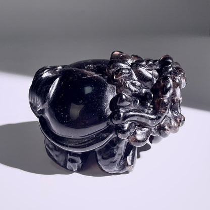 B407◇１点物◇モリオン  竜亀◇83×65×54mm◇天然石・鉱物・パワーストーン