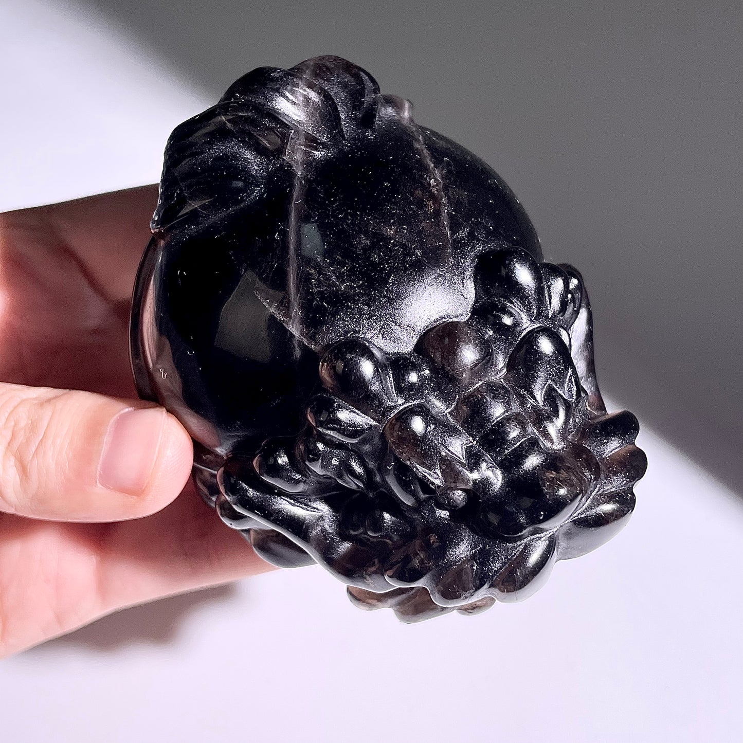 B407◇１点物◇モリオン  竜亀◇83×65×54mm◇天然石・鉱物・パワーストーン