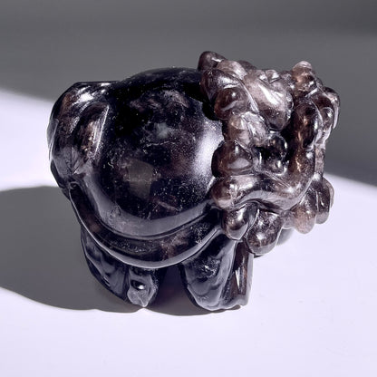 B408◇１点物◇モリオン  竜亀◇85×74×63mm◇天然石・鉱物・パワーストーン