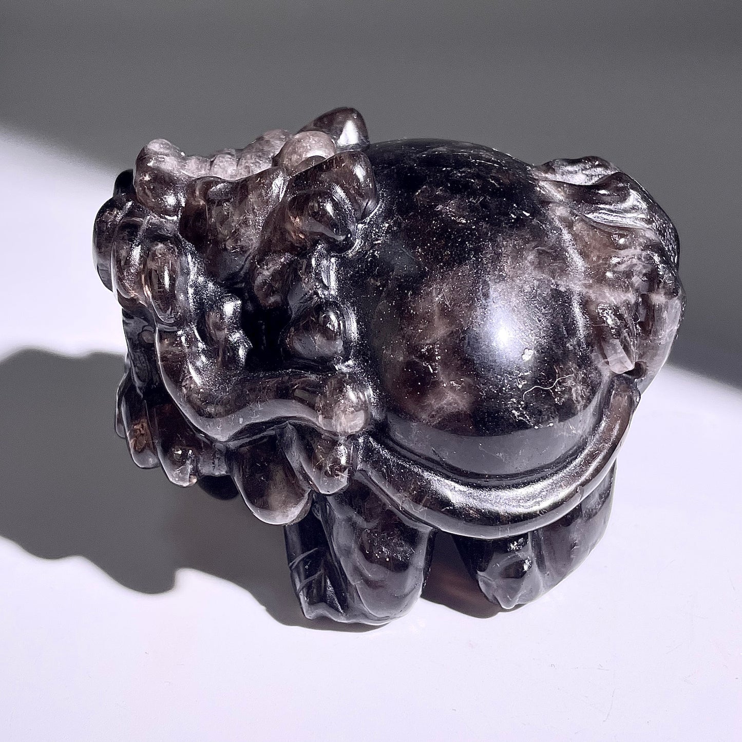 B408◇１点物◇モリオン  竜亀◇85×74×63mm◇天然石・鉱物・パワーストーン