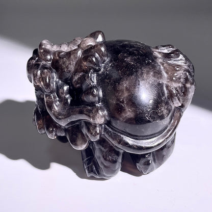 B408◇１点物◇モリオン  竜亀◇85×74×63mm◇天然石・鉱物・パワーストーン