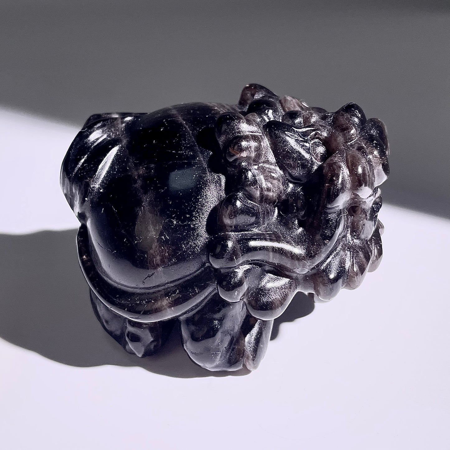 B409◇１点物◇モリオン  竜亀◇73×66×48mm◇天然石・鉱物・パワーストーン