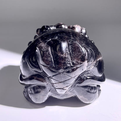 B410◇１点物◇モリオン  竜亀◇84×76×59mm◇天然石・鉱物・パワーストーン