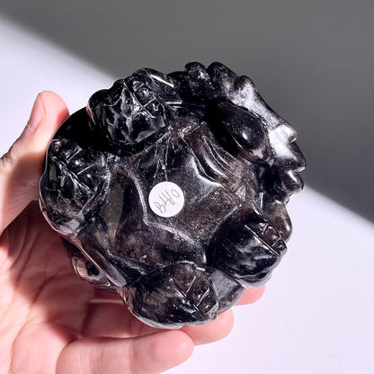 B410◇１点物◇モリオン  竜亀◇84×76×59mm◇天然石・鉱物・パワーストーン