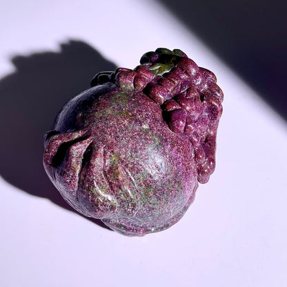 B413◇１点物◇ルビーインゾイサイト  竜亀◇69×63×46mm◇天然石・鉱物・パワーストーン