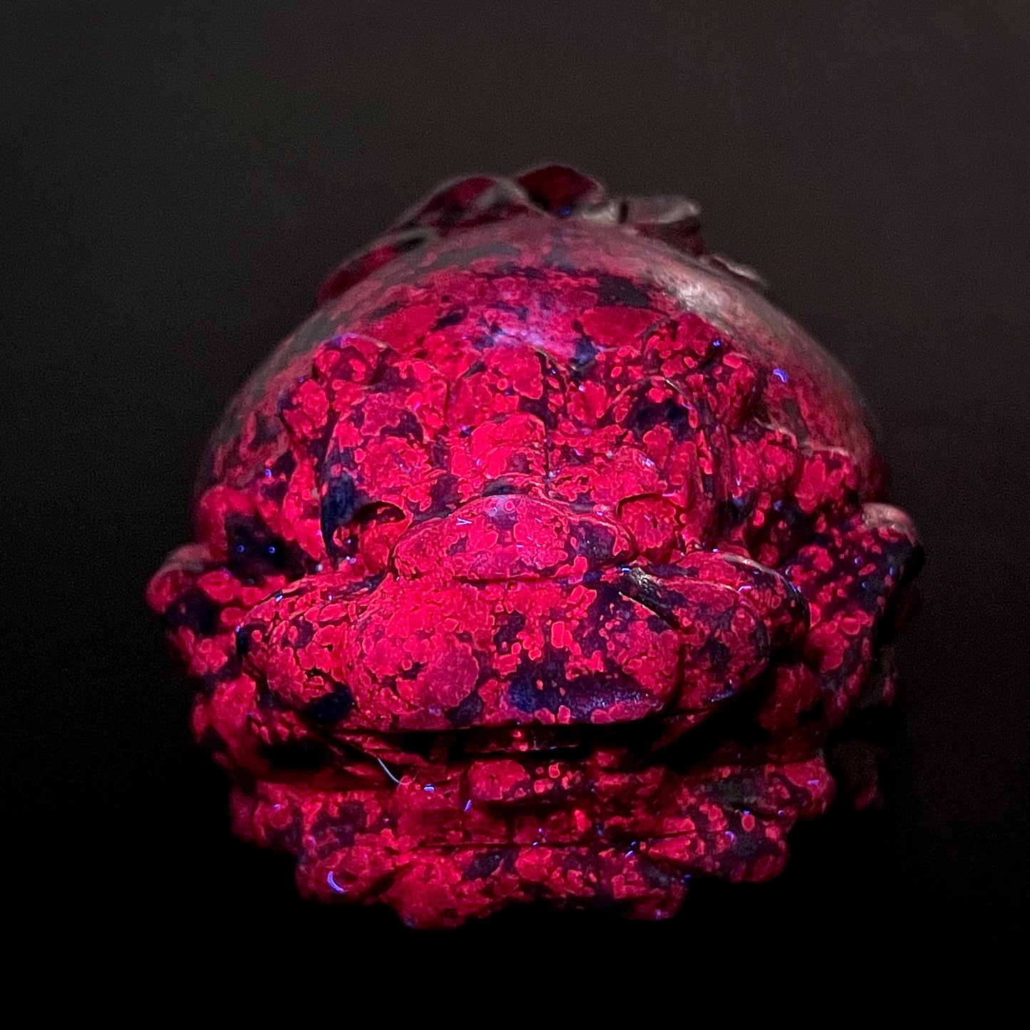 B413◇１点物◇ルビーインゾイサイト  竜亀◇69×63×46mm◇天然石・鉱物・パワーストーン