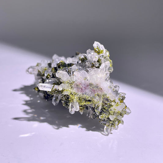 A195◇１点物◇ガーデンクォーツ クラスター◇129×51×50mm◇天然石・鉱物・パワーストーン