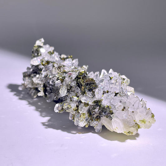 A195◇１点物◇ガーデンクォーツ クラスター◇129×51×50mm◇天然石・鉱物・パワーストーン