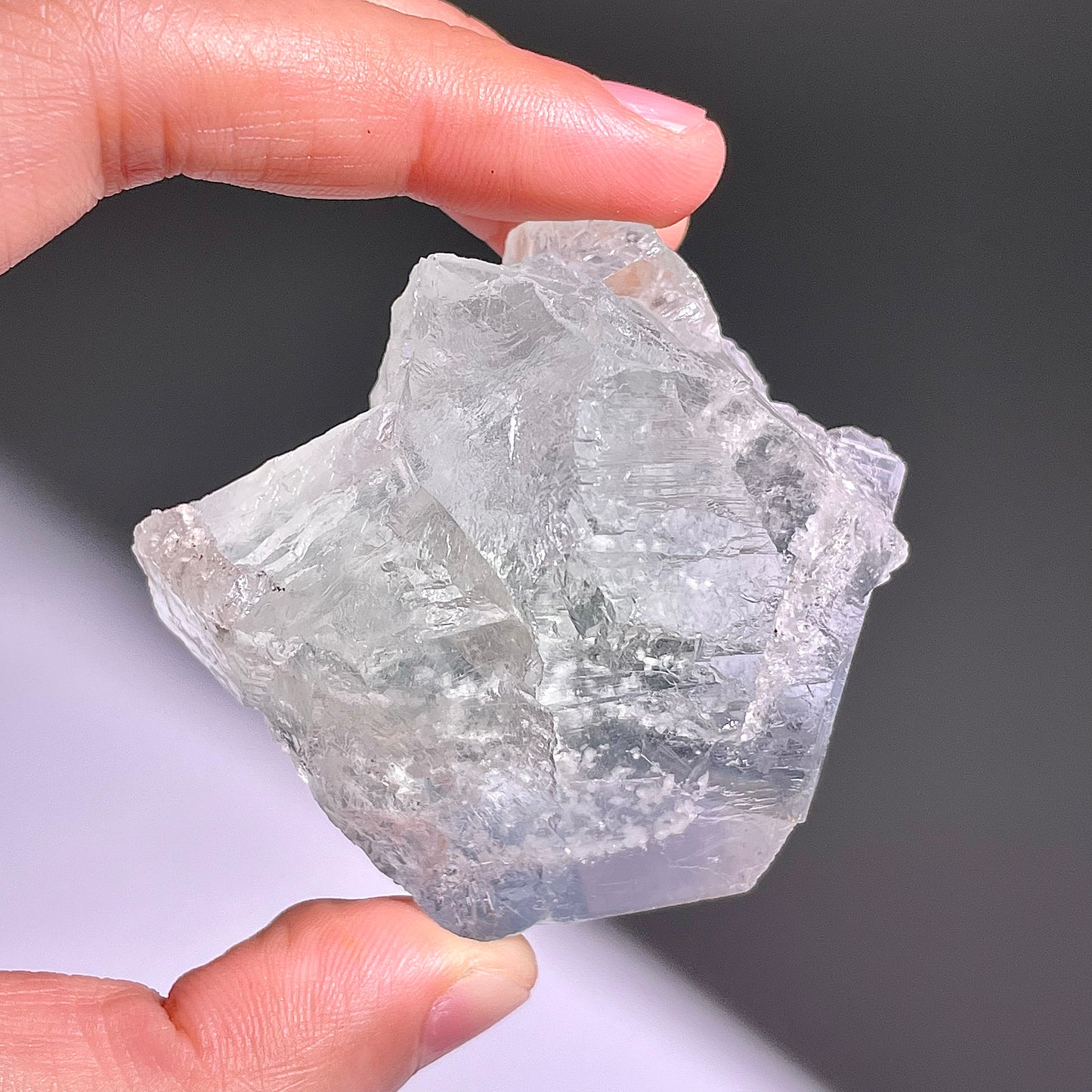 A230◇１点物◇こうかれい  フローライト ◇51×54×36mm◇天然石・鉱物・パワーストーン