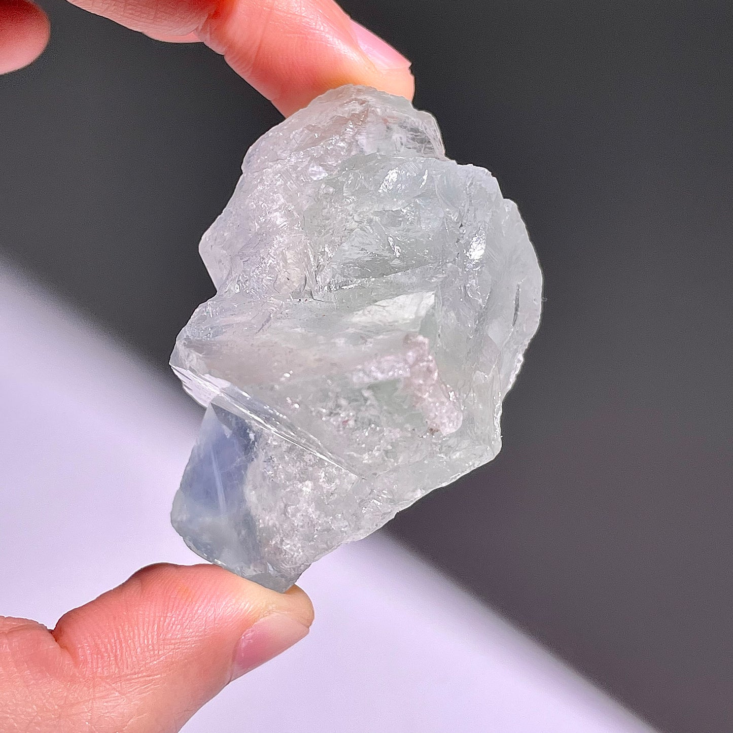 A230◇１点物◇こうかれい  フローライト ◇51×54×36mm◇天然石・鉱物・パワーストーン