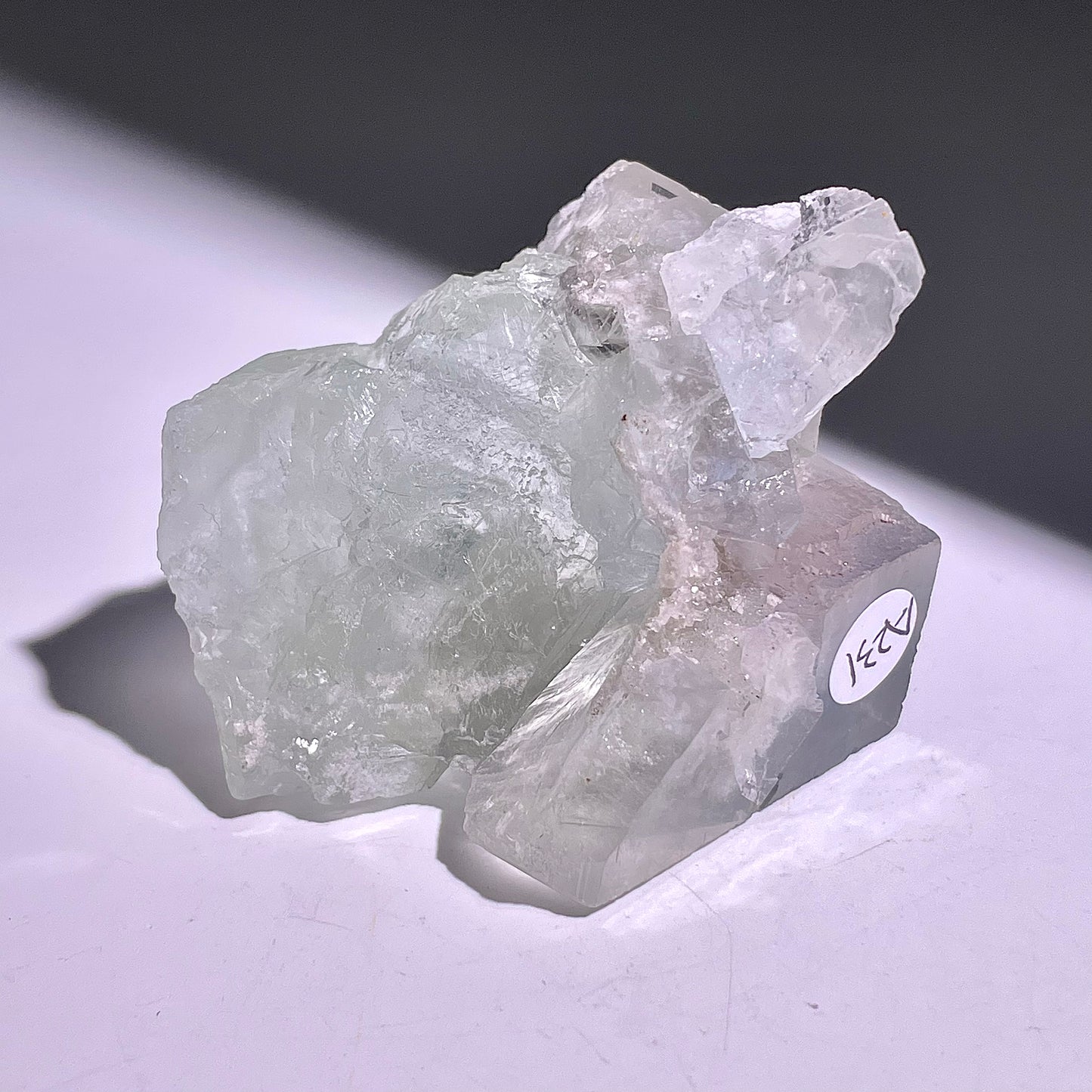 A231◇１点物◇こうかれい  フローライト ◇52×65×43mm◇天然石・鉱物・パワーストーン