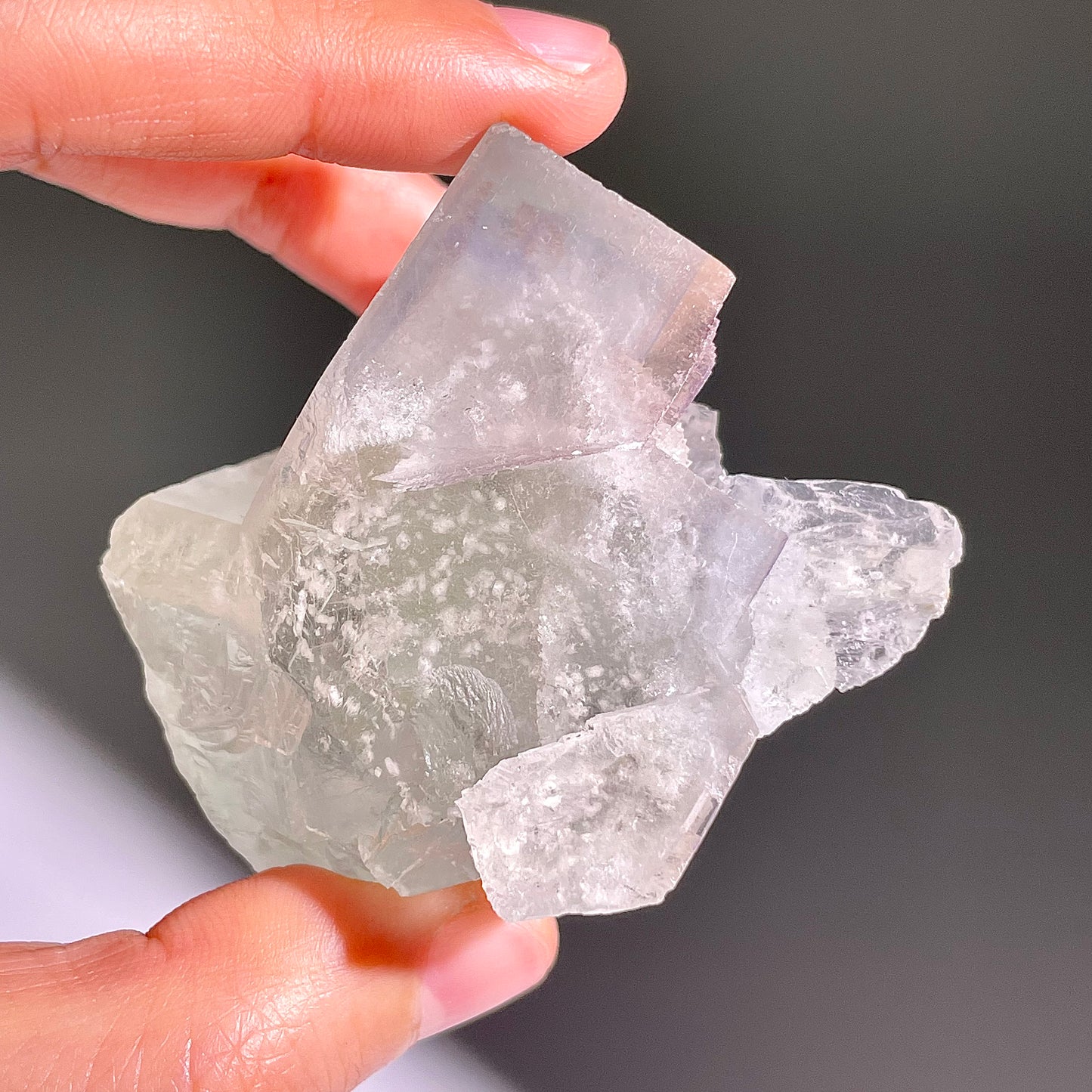 A231◇１点物◇こうかれい  フローライト ◇52×65×43mm◇天然石・鉱物・パワーストーン