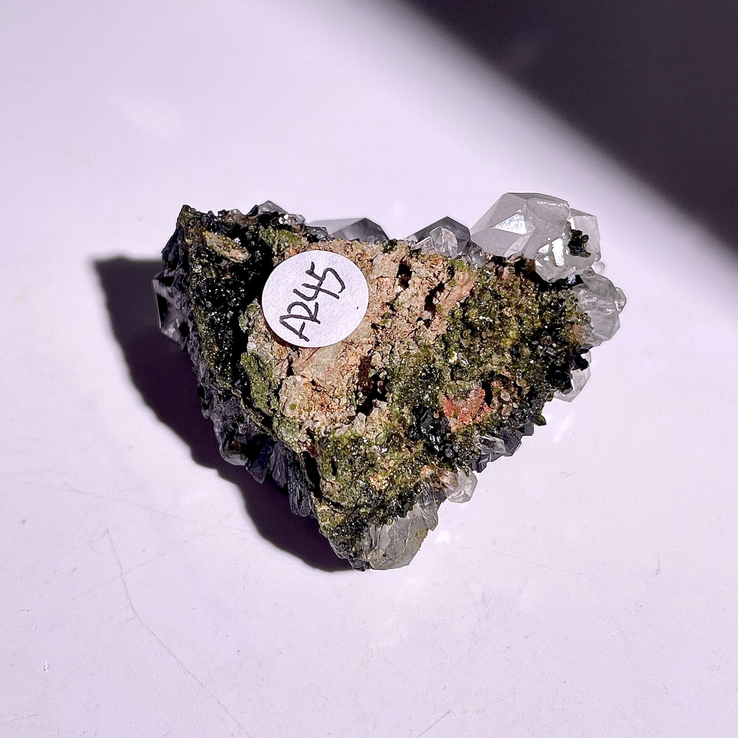 A245◇１点物◇エピドート  クラスター◇48×40×23mm◇天然石・鉱物・パワーストーン