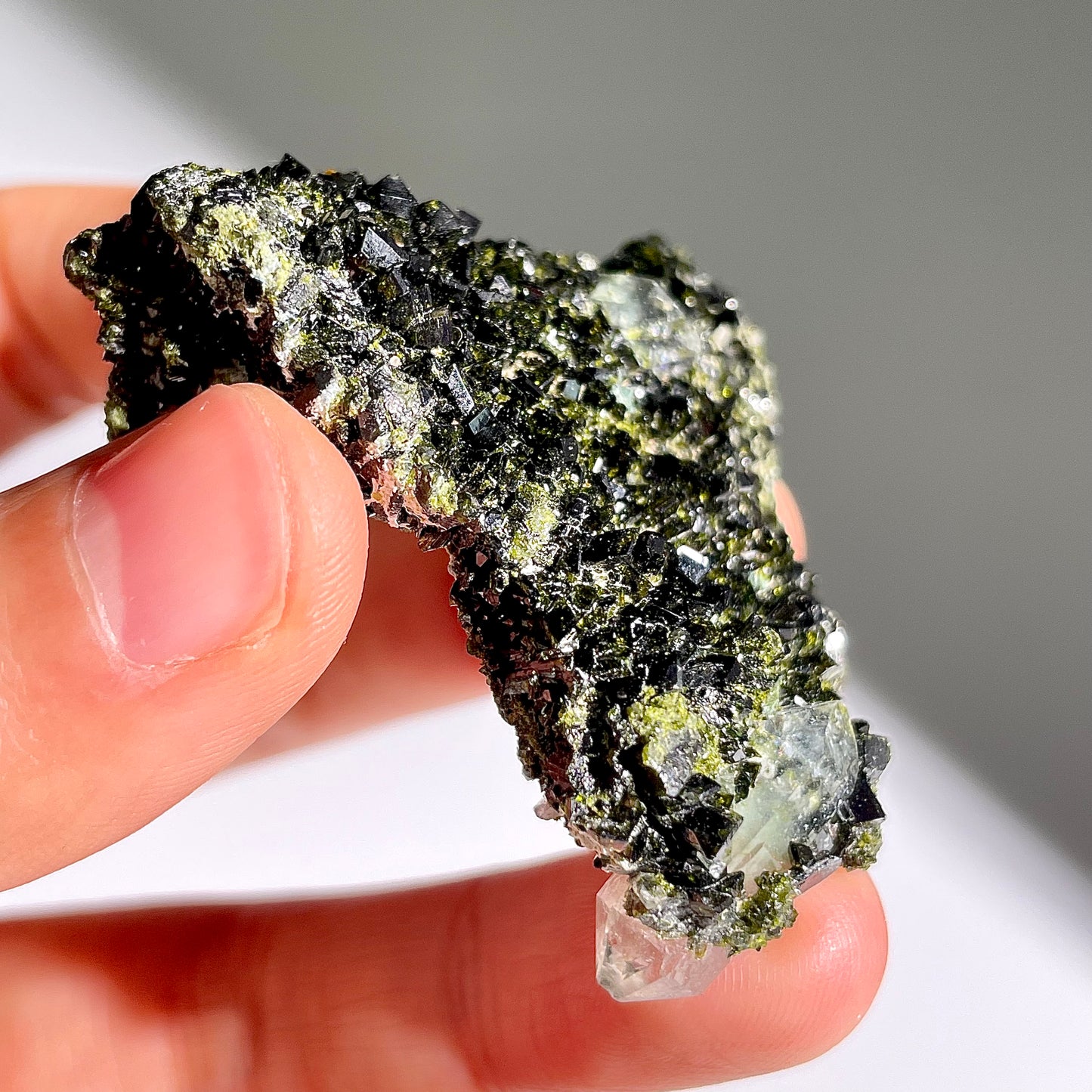 A246◇１点物◇エピドート  クラスター◇49×36×19mm◇天然石・鉱物・パワーストーン