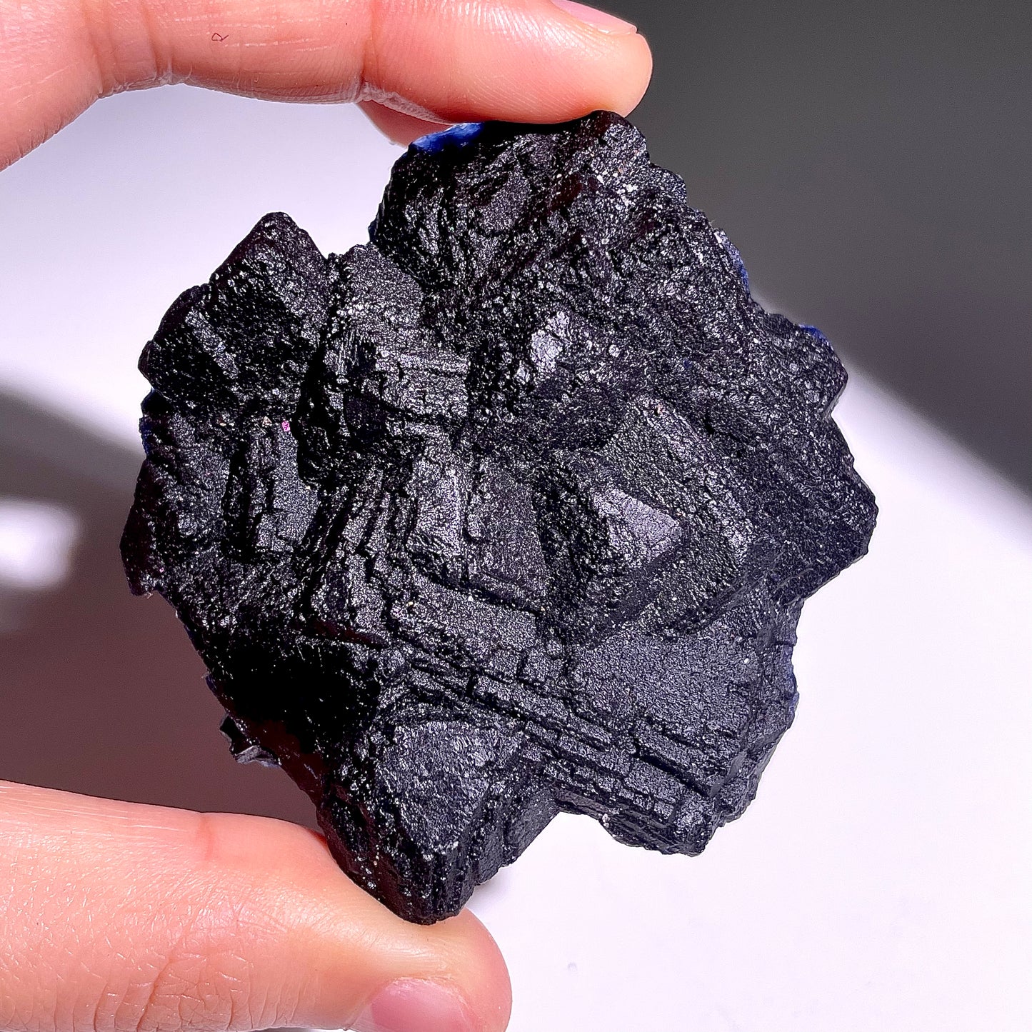 A252◇１点物◇黒蛍石◇64×62×20mm◇天然石・鉱物・パワーストーン