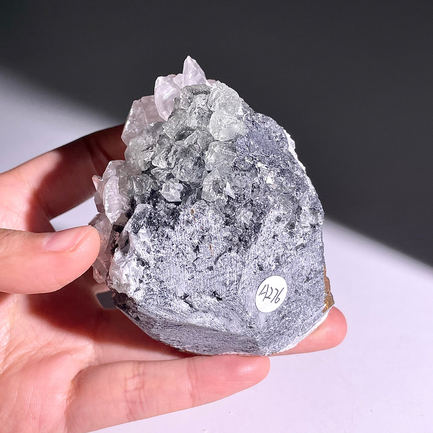 A276◇１点物◇方解石と閃亜鉛鉱の共生◇82×67×49mm◇天然石・鉱物・パワーストーン