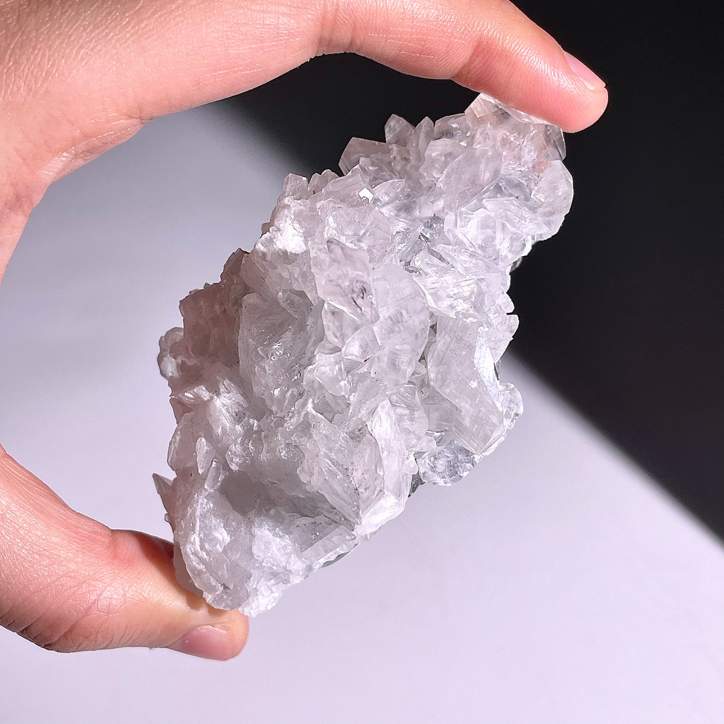 A281◇１点物◇方解石と閃亜鉛鉱の共生◇85×54×42mm◇天然石・鉱物・パワーストーン