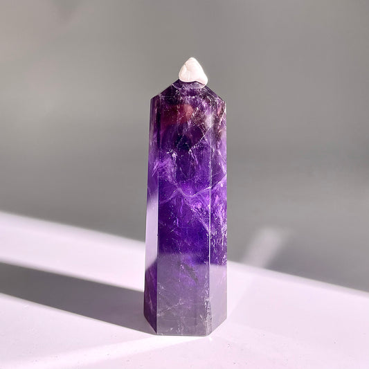 B436◇１点物◇アメジスト  ピラー◇72×25×22mm◇天然石・鉱物・パワーストーン