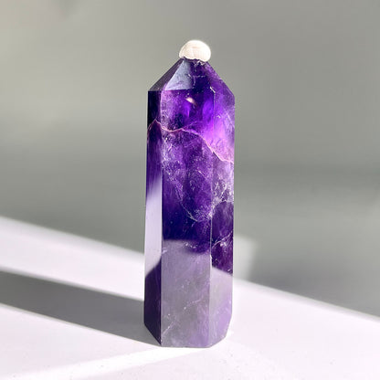 B438◇１点物◇アメジスト  ピラー◇80×26×21mm◇天然石・鉱物・パワーストーン