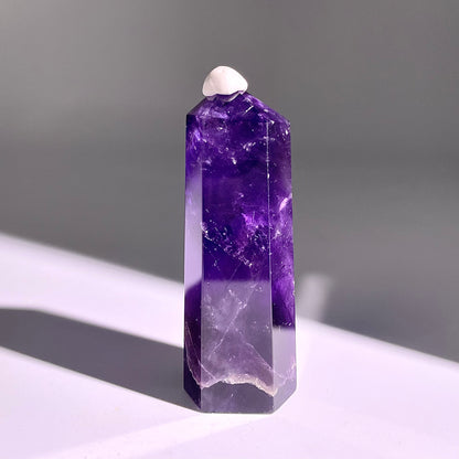 B439◇１点物◇アメジスト  ピラー◇62×23×19mm◇天然石・鉱物・パワーストーン
