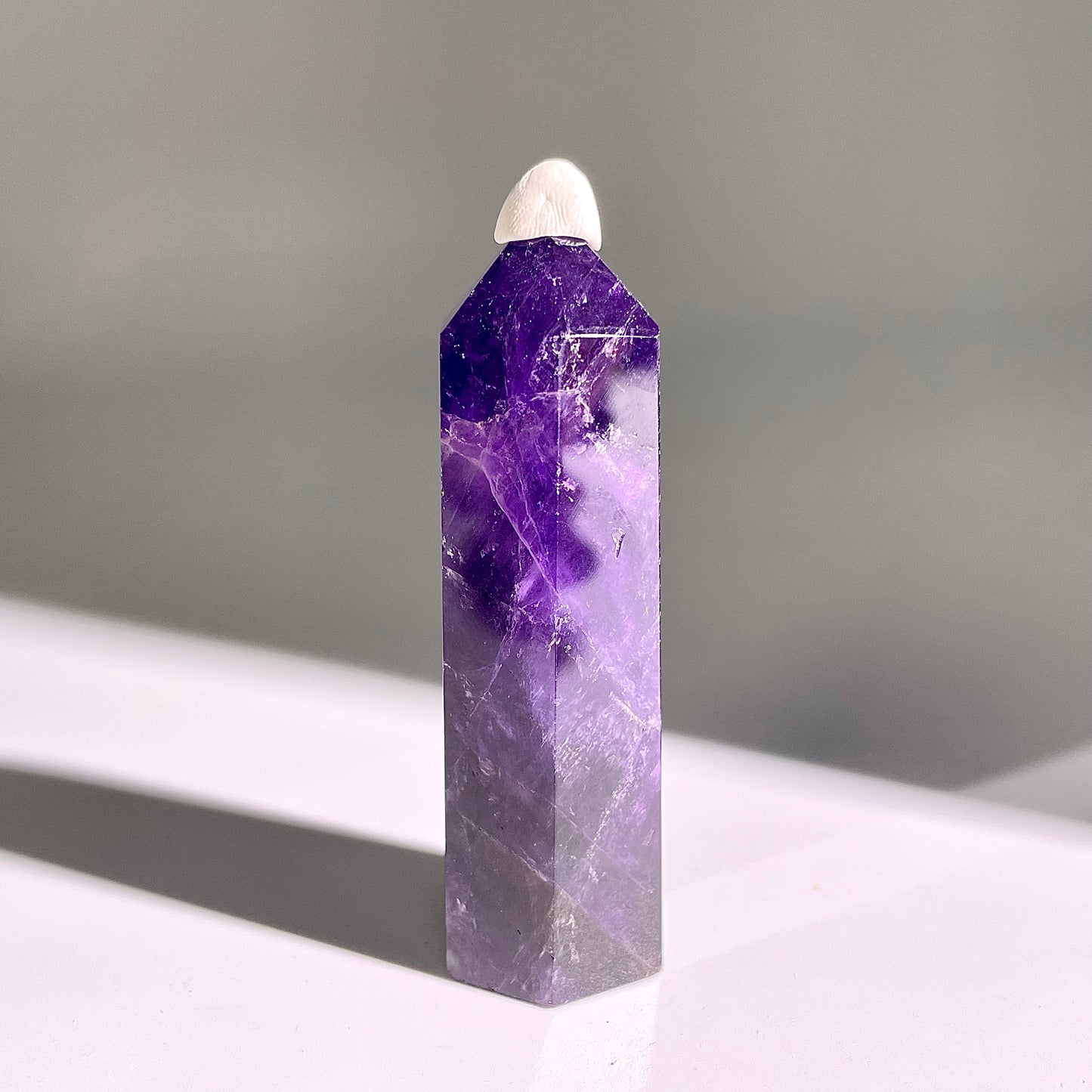 B443◇１点物◇アメジスト  ピラー◇67×22×20mm◇天然石・鉱物・パワーストーン