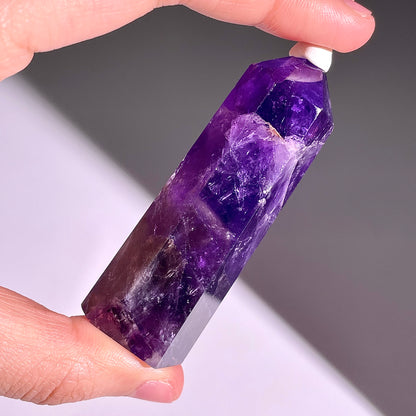 B443◇１点物◇アメジスト  ピラー◇67×22×20mm◇天然石・鉱物・パワーストーン
