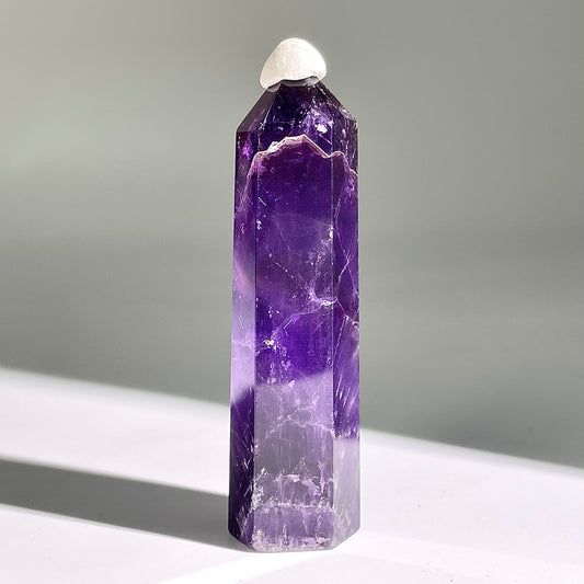 B444◇１点物◇アメジスト  ピラー◇78×21×17mm◇天然石・鉱物・パワーストーン