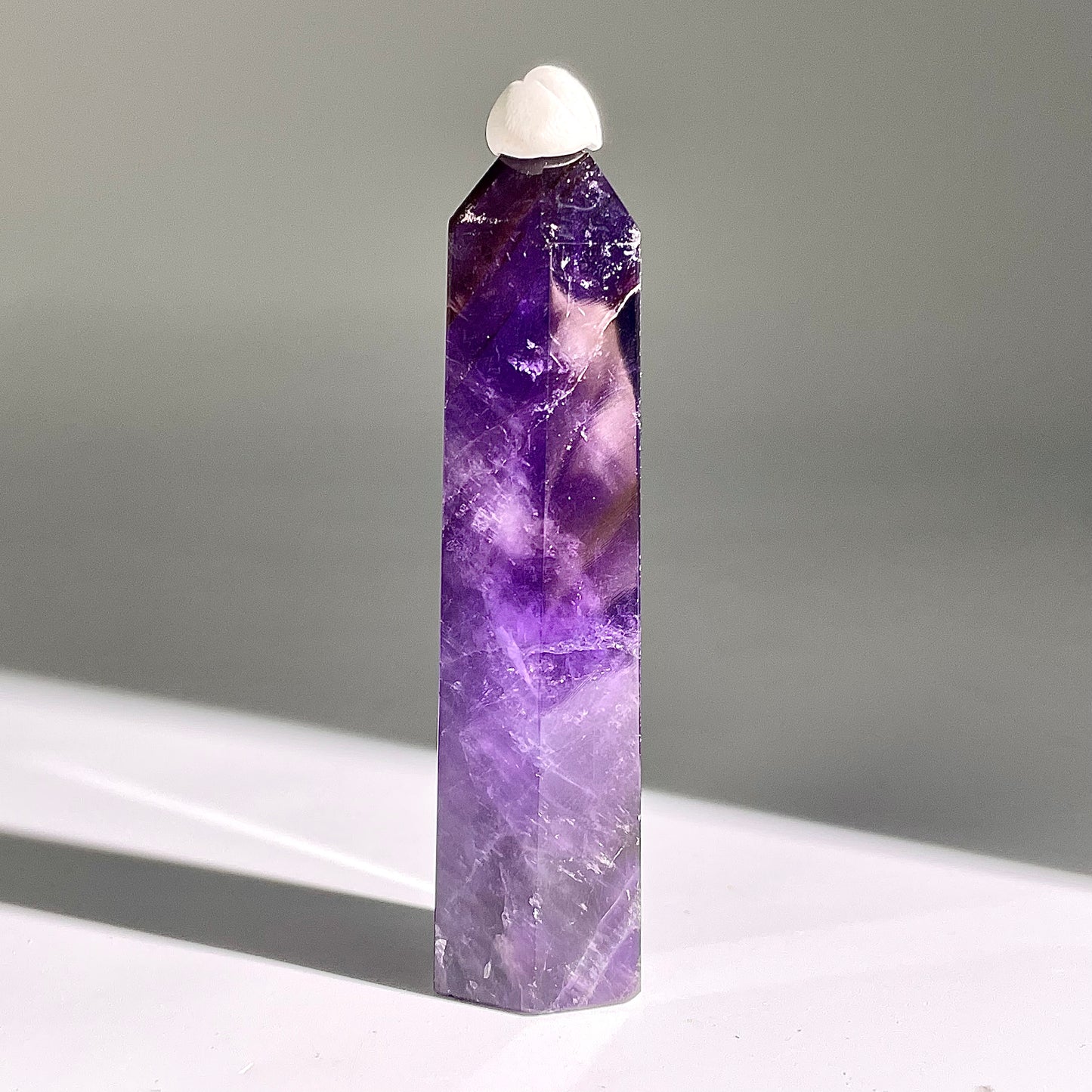 B444◇１点物◇アメジスト  ピラー◇78×21×17mm◇天然石・鉱物・パワーストーン