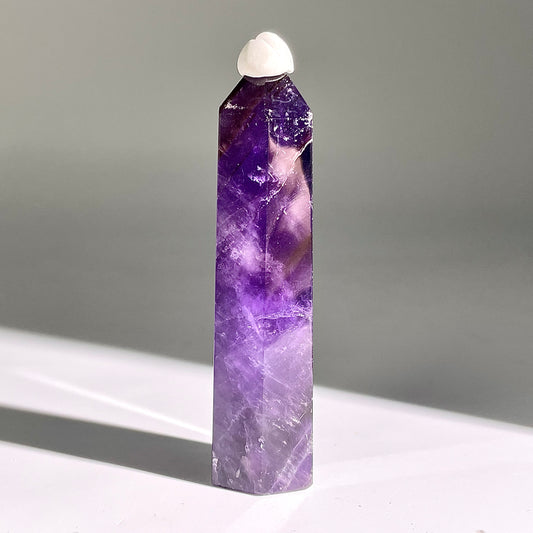 B444◇１点物◇アメジスト  ピラー◇78×21×17mm◇天然石・鉱物・パワーストーン
