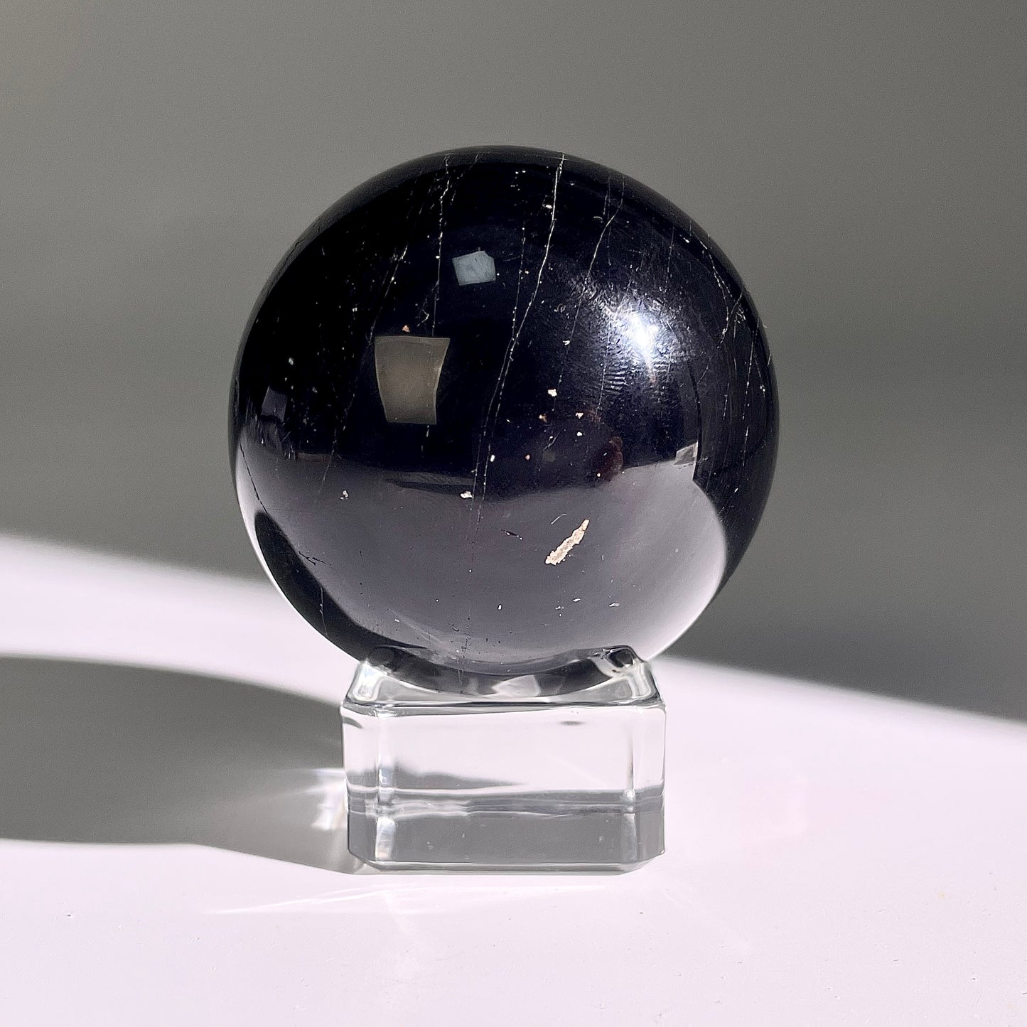 B455◇１点物◇ブラックトルマリン ボール◇53×53×53mm◇天然石・鉱物・パワーストーン