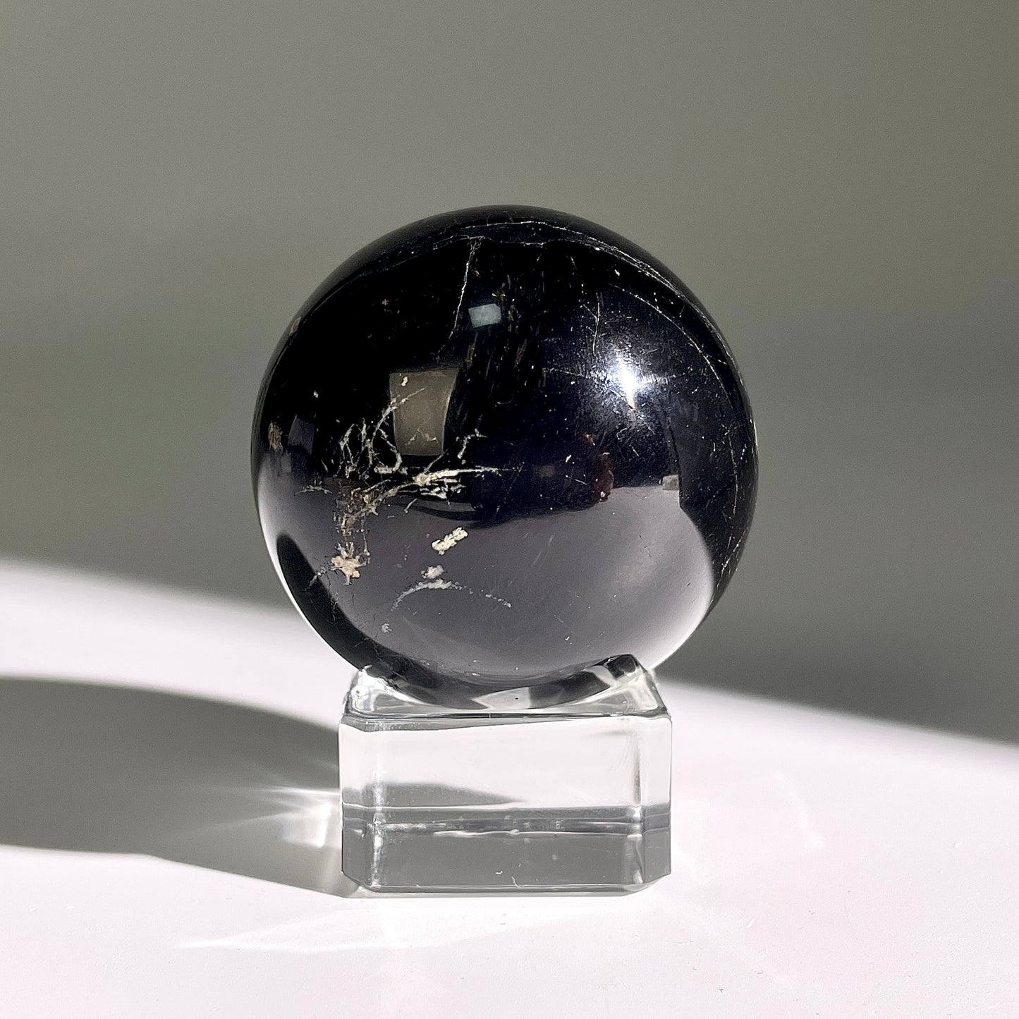 B456◇１点物◇ブラックトルマリン ボール◇47×47×47mm◇天然石・鉱物・パワーストーン