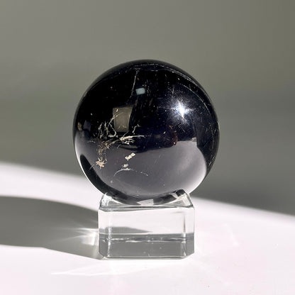 B456◇１点物◇ブラックトルマリン ボール◇47×47×47mm◇天然石・鉱物・パワーストーン