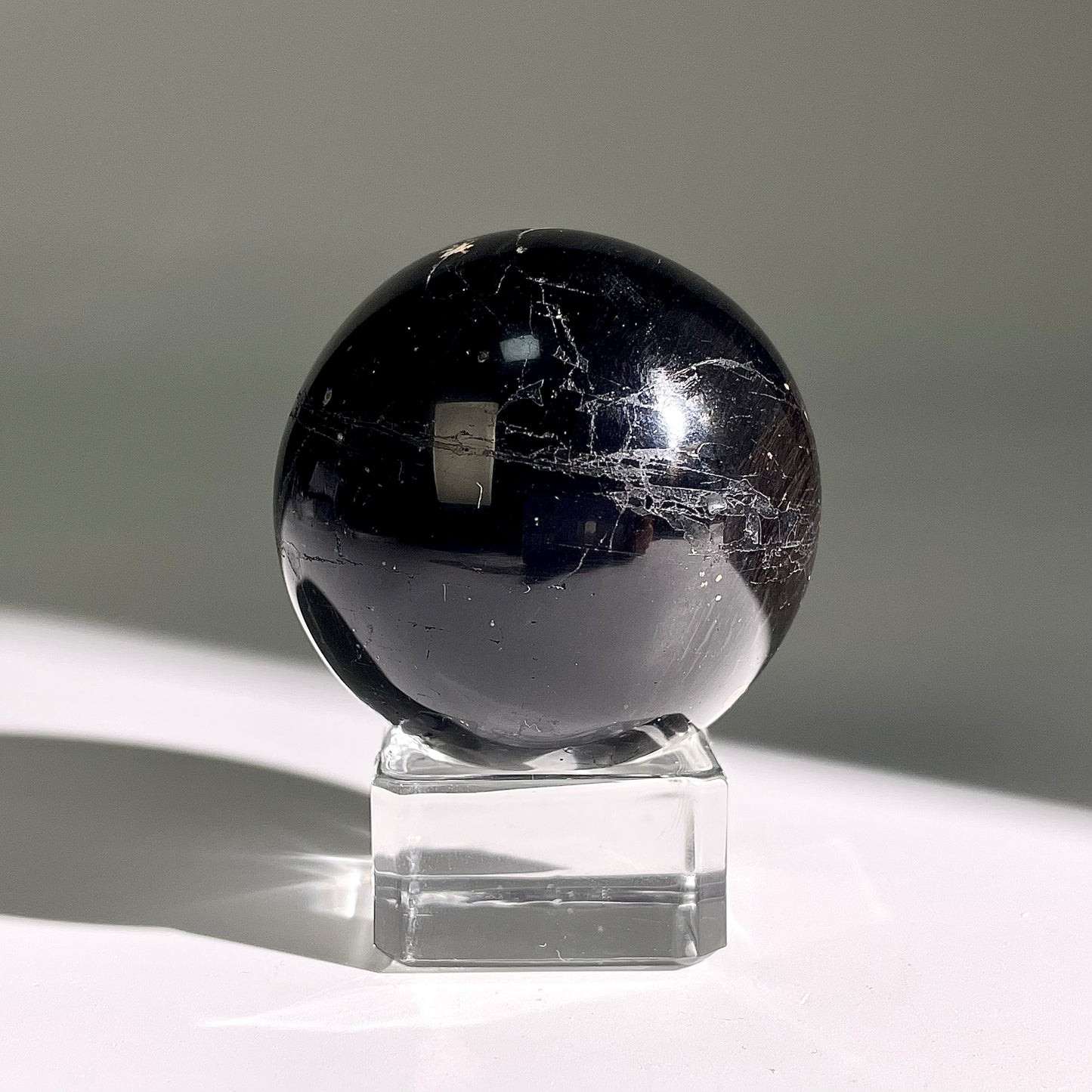 B456◇１点物◇ブラックトルマリン ボール◇47×47×47mm◇天然石・鉱物・パワーストーン