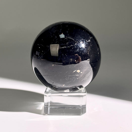 B458◇１点物◇ブラックトルマリン ボール◇52×52×52mm◇天然石・鉱物・パワーストーン