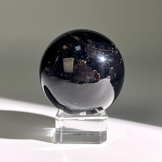 B458◇１点物◇ブラックトルマリン ボール◇52×52×52mm◇天然石・鉱物・パワーストーン