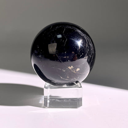 B459◇１点物◇ブラックトルマリン ボール◇52×52×52mm◇天然石・鉱物・パワーストーン