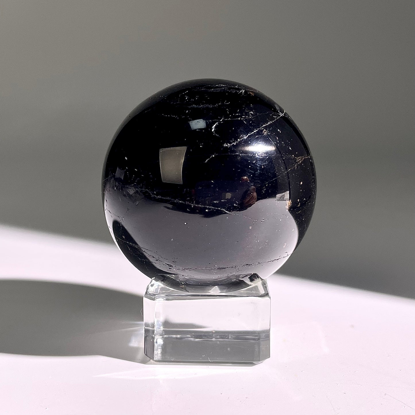 B459◇１点物◇ブラックトルマリン ボール◇52×52×52mm◇天然石・鉱物・パワーストーン