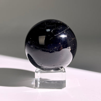 B459◇１点物◇ブラックトルマリン ボール◇52×52×52mm◇天然石・鉱物・パワーストーン