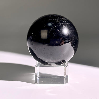 B460◇１点物◇ブラックトルマリン ボール◇56×56×56mm◇天然石・鉱物・パワーストーン