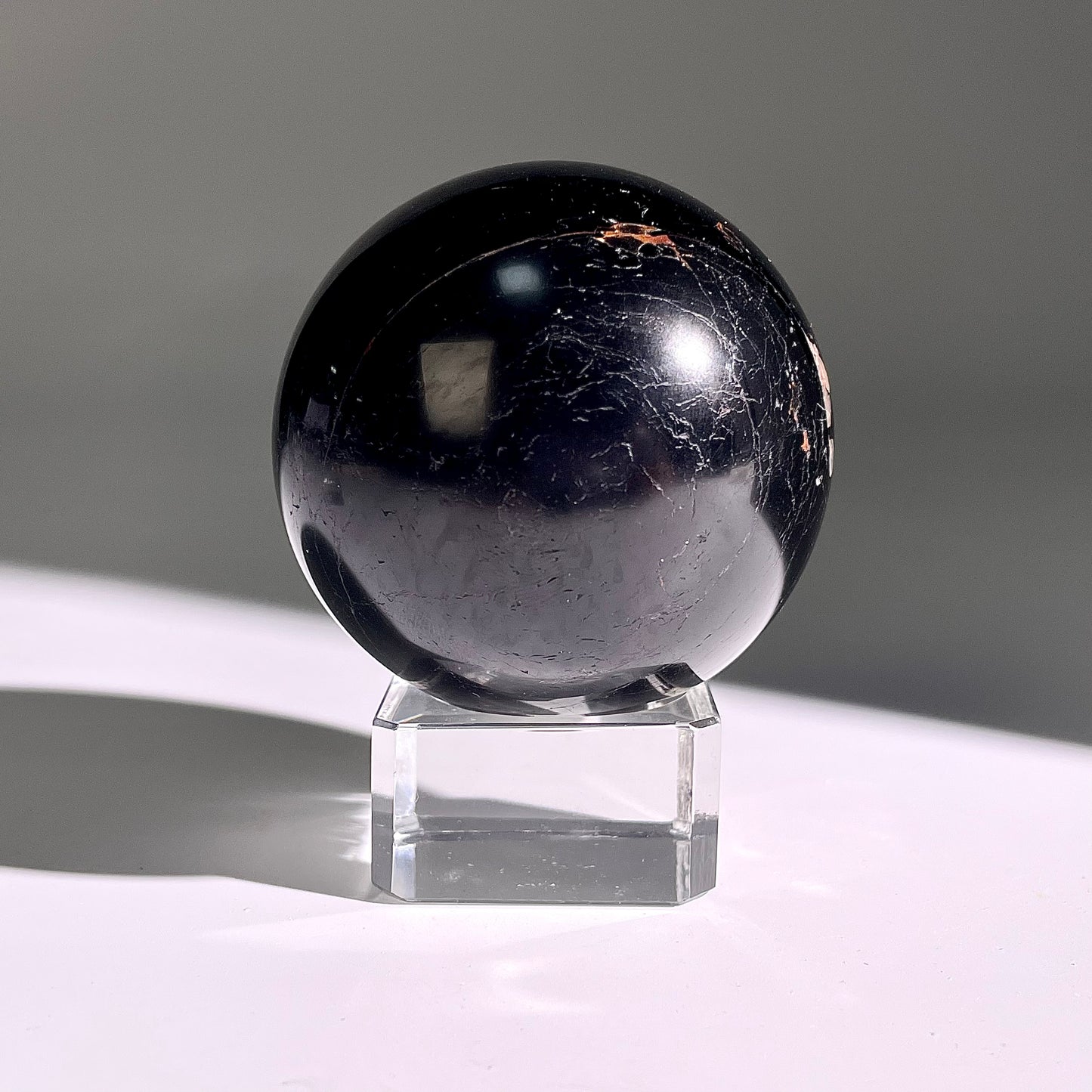 B460◇１点物◇ブラックトルマリン ボール◇56×56×56mm◇天然石・鉱物・パワーストーン