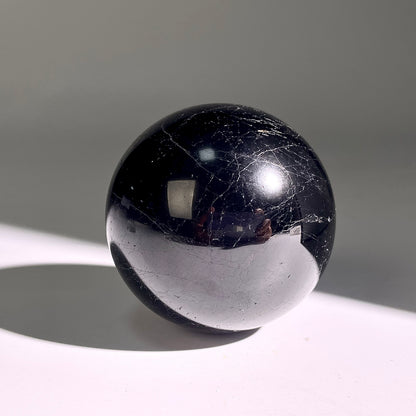 B460◇１点物◇ブラックトルマリン ボール◇56×56×56mm◇天然石・鉱物・パワーストーン