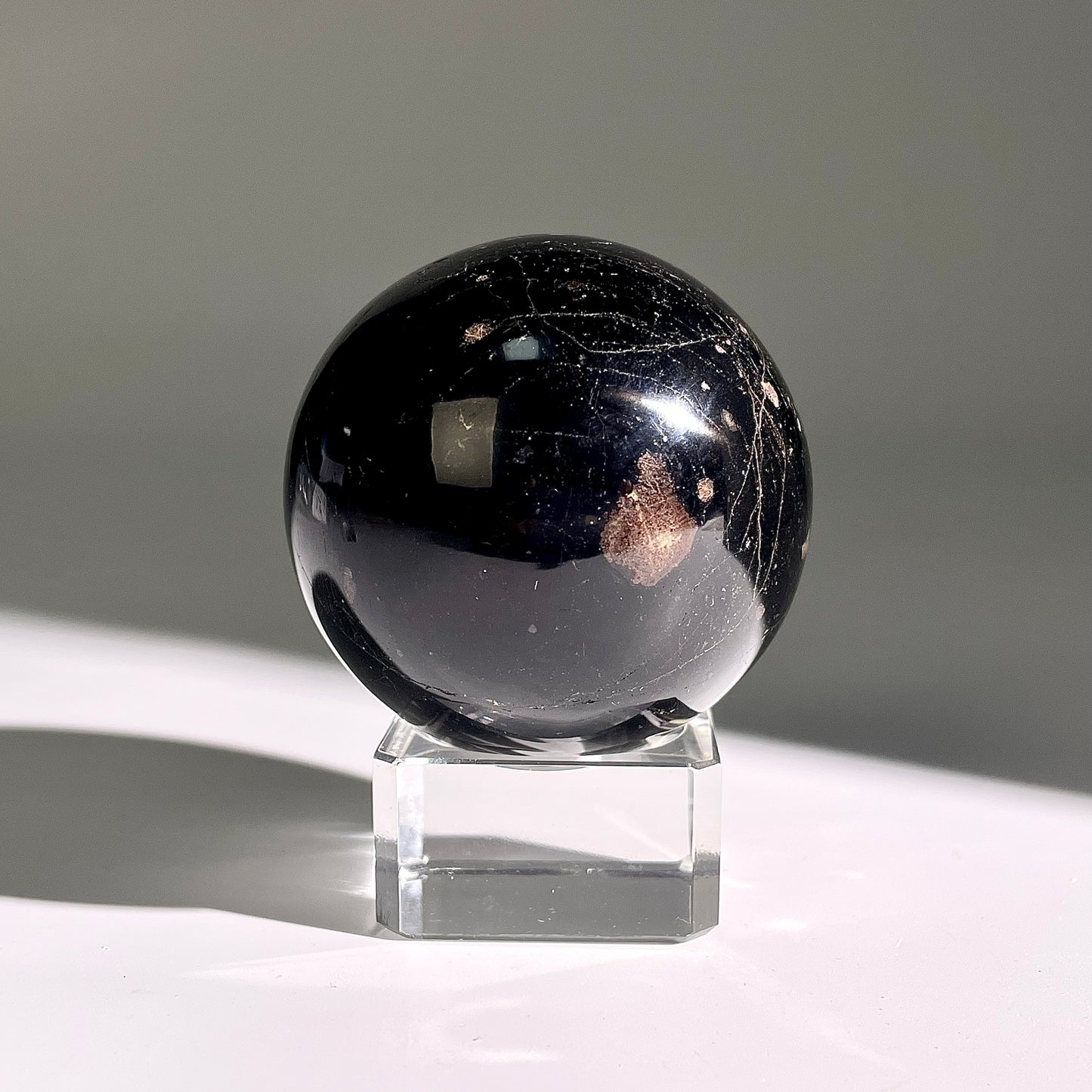 B462◇１点物◇ブラックトルマリン ボール◇55×55×55mm◇天然石・鉱物・パワーストーン